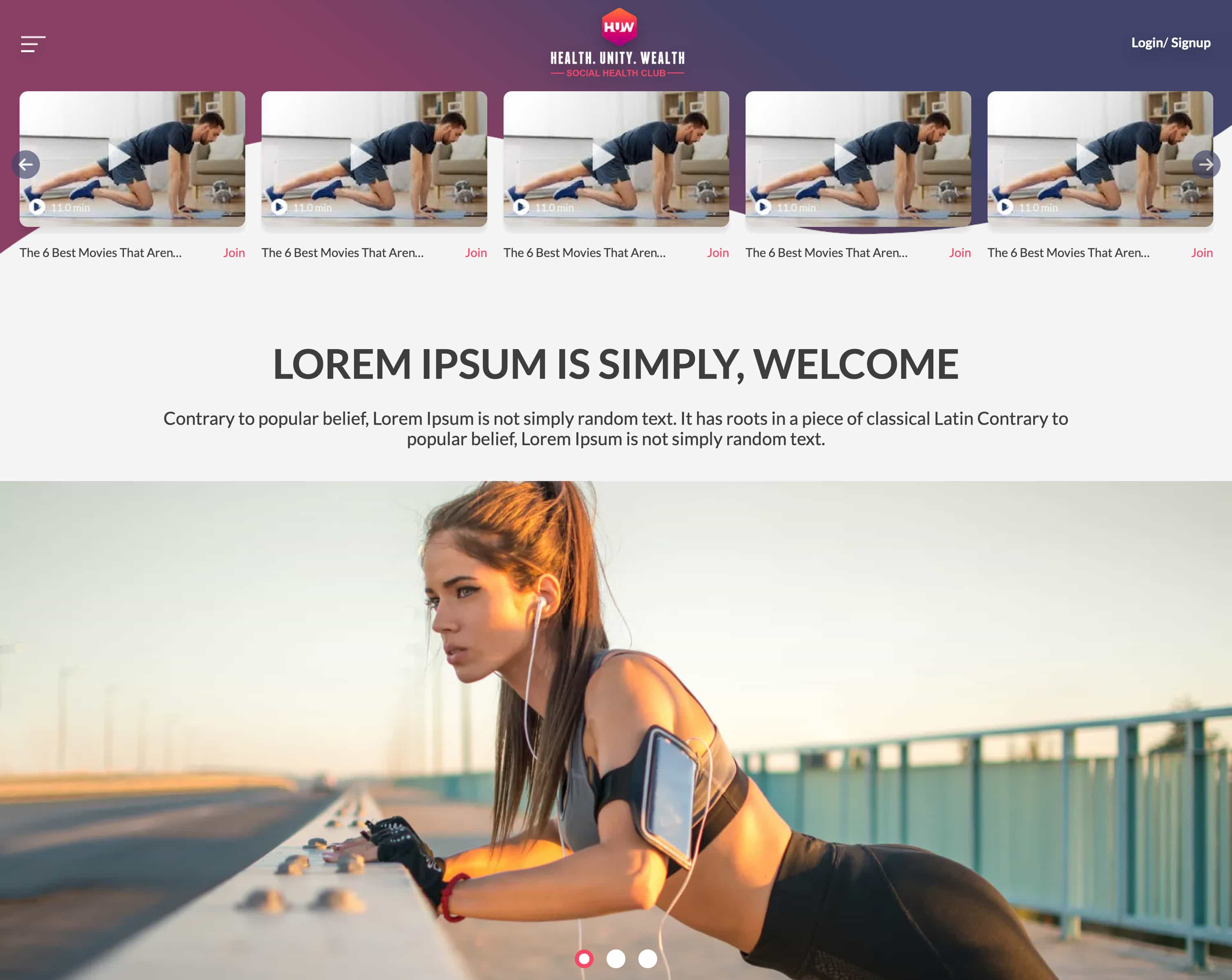 Health Unity Wealth - Web Application Project